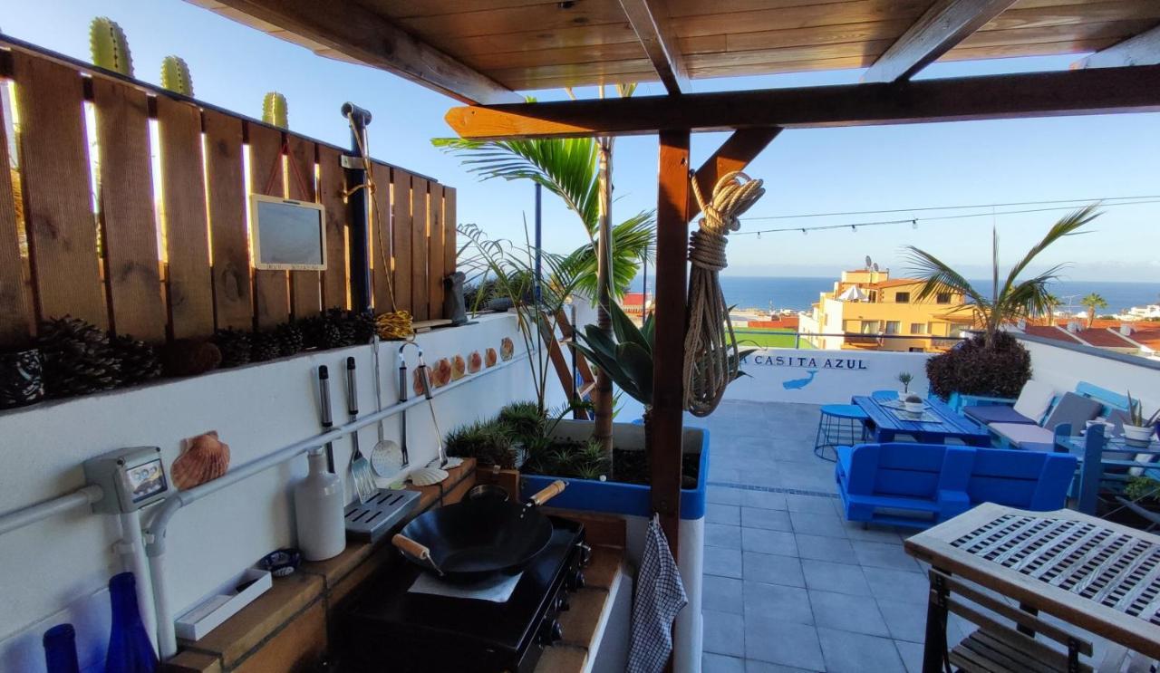 Отель Camarote, La Casita Azul Пуэрто-де-ла-Крус Экстерьер фото